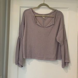 Free People Waffle Knit Sweater